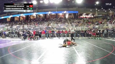 190 1A Quarterfinal - Christopher Brunson, Palm Bay vs Derek Washington Jr., Evangelical Christian School