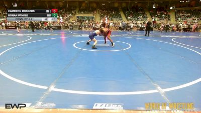 88 lbs Consi Of 8 #1 - Cameron Rodgers, MN Elite vs Ronan Winkle, Raw Wrestling Club