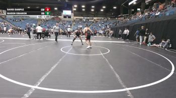 197 lbs Quarterfinal - David Sample, Cowley College vs Mason Obanion, Unattached
