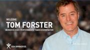 Tom Forster Named USA Gymnastics High-Performance Team Coordinator