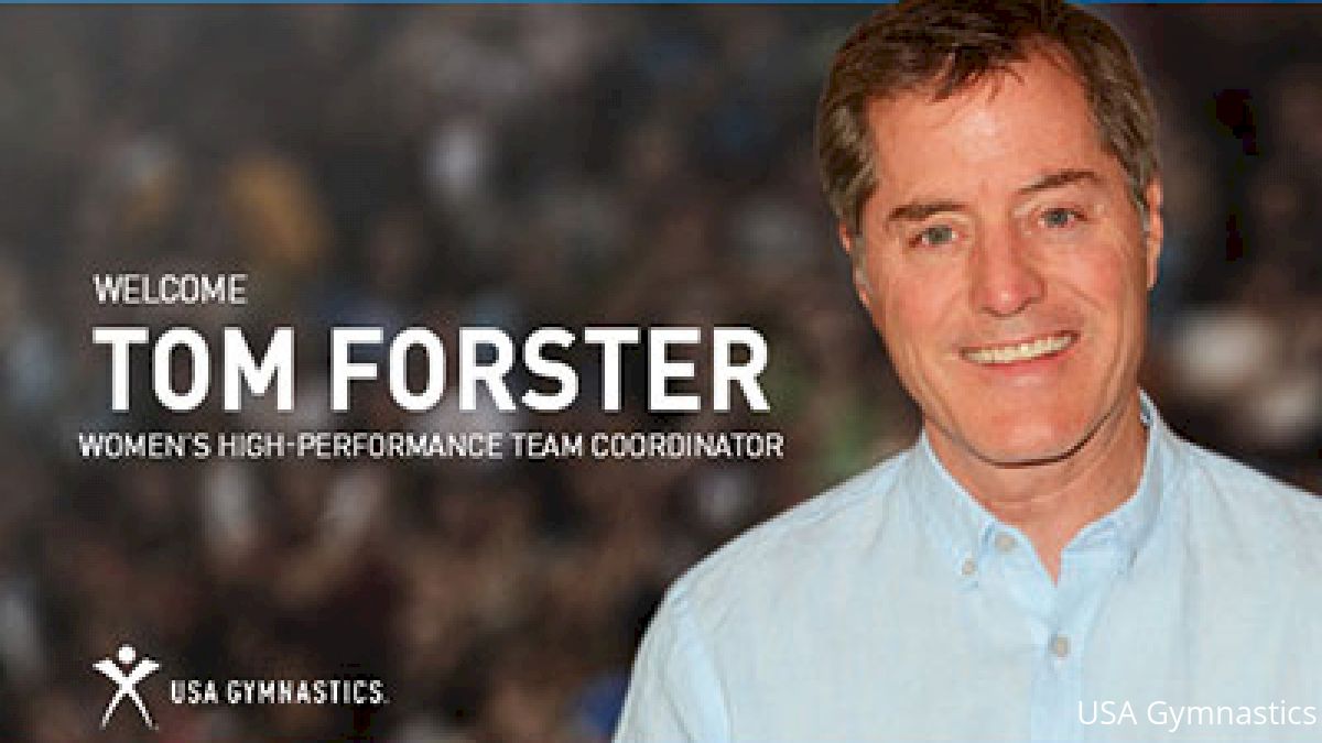 Tom Forster Named USA Gymnastics High-Performance Team Coordinator