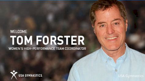 Tom Forster Named USA Gymnastics High-Performance Team Coordinator
