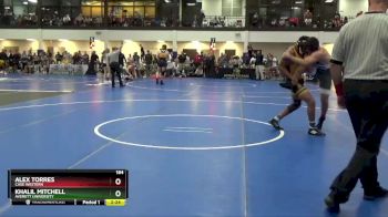 184 lbs Quarterfinal - Khalil Mitchell, Averett University vs Alex Torres, Case Western