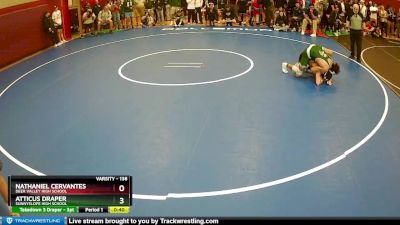 138 lbs Cons. Round 1 - Atticus Draper, Sunnyslope High School vs Nathaniel Cervantes, Deer Valley High School