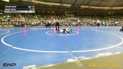 80 lbs Round Of 64 - Judson Gann, Barnsdall Youth Wrestling vs Brody Bafia, Young Guns