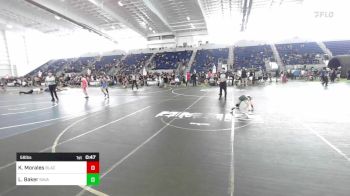 58 lbs Final - Kensey Morales, BlackCat WC vs Liam Baker, Savage House WC