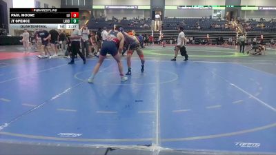184 lbs Quarterfinal - Paul Moore, Liberty U vs Jt Spence, LANDER