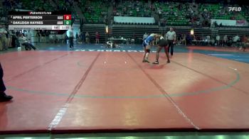 1-5A 152 3rd Place Match - April Perterson, Alexandria HS vs Oakleigh Haynes, Arab