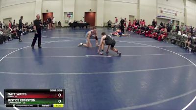 160 lbs Semis & 1st Wrestleback (8 Team) - Matt Watts, Utah vs Justice Edmiston, Team Oregon