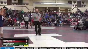 170 lbs Round 2 - Boden Koehler, South Tama County vs Isaiah Russian, Des Moines Roosevelt