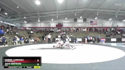 197 lbs Cons. Round 7 - David Bertrand, King vs Gabriel Carranza, Colorado Mesa