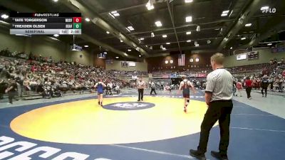 2A 113 lbs Semifinal - Trexden Olsen, Beaver vs Tate Torgerson, North Sevier