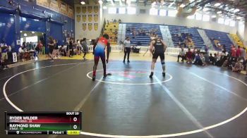 182 lbs Round 5 (8 Team) - Ryder Wilder, Camden Gold vs Raymond Shaw, A`Dale