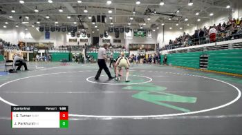 132 lbs Quarterfinal - Gregory Turner, Purdue Polytechnic vs Jesse Parkhurst, Indianapolis Arsenal Tech