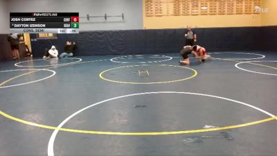 113 lbs Cons. Semi - Dayton Izenson, Beaverton vs Josh Cortez, Centennial