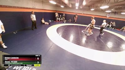 205-220 lbs Semifinal - Isaac McGee, Champions Wrestling Club vs Ryan Cannon, Lehi