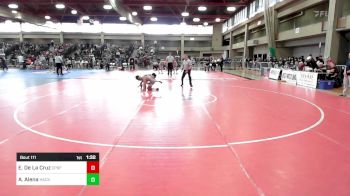 120 lbs Quarterfinal - Erik De La Cruz, Cliffside Park vs Adrian Alena, Hackensack