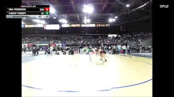 125 lbs Quarterfinal - Caddy Tverdy, Eagle vs Mia Pedersen, Redmond