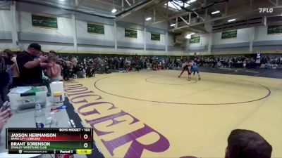 103 lbs Champ. Round 1 - Brant Sorenson, Stanley Wrestling Club vs Jaxson Hermanson, Rapid City Cobblers