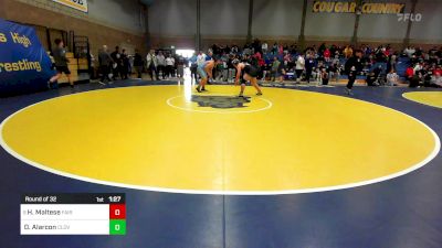 218 lbs Round Of 32 - Harry Maltese, Fairfax (VA) vs Devin Alarcon, Clovis North