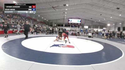 106 lbs Semis - Ryker Leonard, Eagle Club vs Noah Moss, Wrestling University