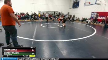 100-110 lbs Round 2 - Kolten Mulanax, Dean Morgan vs Adrian Gomez, Laramie Middle School