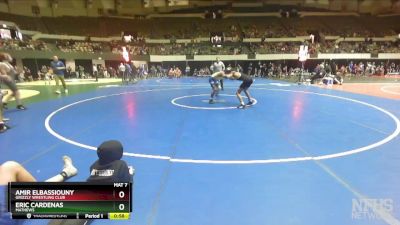 115 lbs Semifinal - Amir Elbassiouny, Grizzly Wrestling Club vs Eric Cardenas, Mathews