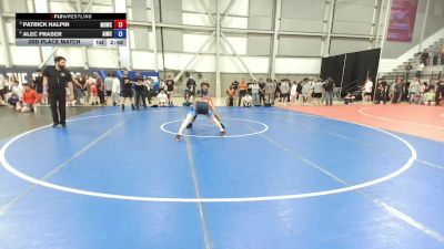 144 lbs 3rd Place Match - Patrick Halpin, Mat Demon Wrestling Club vs Alec Fraser, Askeo International Mat Club