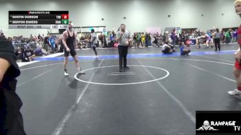 150 lbs Cons. Round 2 - Benton Eimers, Trailblazer vs Dustin Dobson, The Best Wrestler