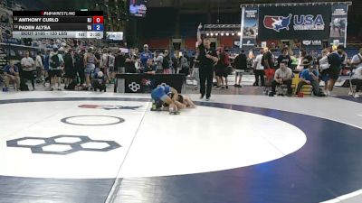 120 lbs Cons. Rd Of 16 - Anthony Curlo, New Jersey vs Paden Alyea, Virginia