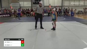 74 lbs Rr Rnd 2 - Benjamin Tokin, Summit vs Bryce Siem, Summit