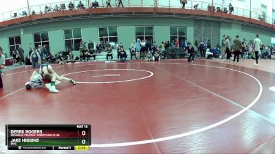 85 lbs Cons. Round 4 - Derek Rogers, Franklin Central Wrestling Club vs Jake Higgins, BWC