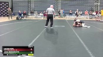 100 lbs Round 2 (10 Team) - Jacob Pope, Noke Wrestling RTC vs John Bednarczyk, Hanover Hawkeye
