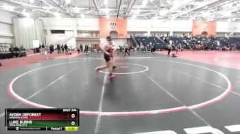 174 lbs Cons. Round 3 - Ayden DeForest, Oneonta State vs Luke Burns, Wesleyan (CT)