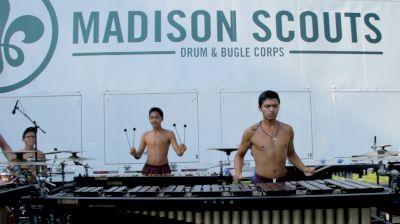 Madison Scouts Front Ensemble Grooving Hard
