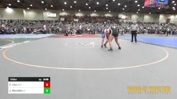 175 lbs Consi Of 8 #1 - Chloe Cox, Durham Wrestling Club vs Jasmine Morales, Nevada Elite