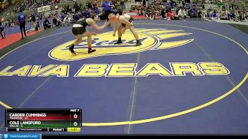 184 lbs Semis & 1st Wrestleback (8 Team) - Cole Langford, Dallas vs Carder Cummings, Thurston