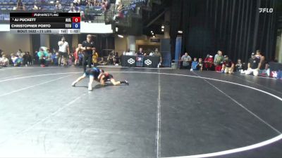 71 lbs 1st Place Match - AJ Puckett, Alpha Elite vs Christopher Porto, Team Tugman