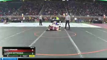 D4-140 lbs Cons. Round 1 - Noah Springer, Addison vs Cameron Gottschalk, Cass City