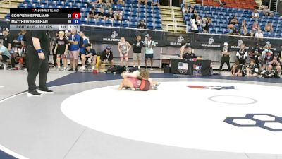 100 lbs Cons. Rd Of 32 - Cooper Heffelman, Colorado vs Matthew Sheehan, Ohio