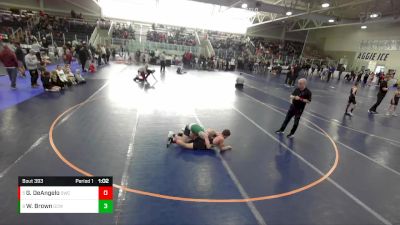 95 lbs Cons. Round 1 - Wil Brown, Green Canyon Wrestling vs Griffin DeAngelo, Stallions Wrestling Club