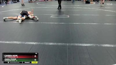 96 lbs Semis (4 Team) - Camden Hook, Mat Warriors Red vs Owen Evans, Springford Rams