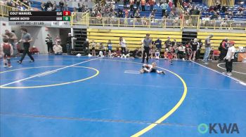 37 lbs Final - Colt Manuel, Blackwell Wrestling Club vs Amos Boyd, Harrah