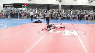 52-B lbs 3rd Place - Parker Sauer, All I See Is Gold Academy vs Hunter Vaughn, Top Rank Hammers