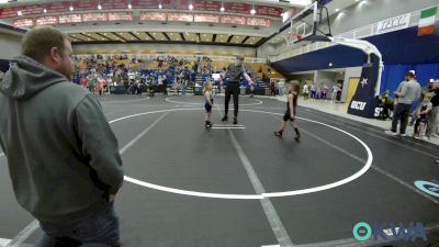 43 lbs Consi Of 4 - Bodee Coffman, Piedmont vs Axle Hatcher, Harrah Little League Wrestling