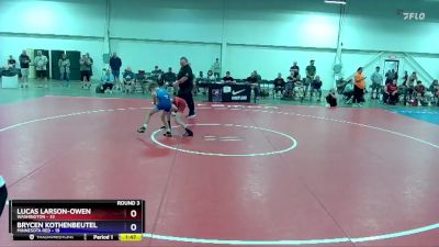 77 lbs Round 3 (8 Team) - Lucas Larson-Owen, Washington vs Brycen Kothenbeutel, Minnesota Red