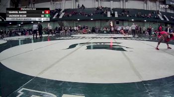 133 lbs 1st Place Match - Markel Baker, Northern Illinois vs Jackson Blum, Indiana