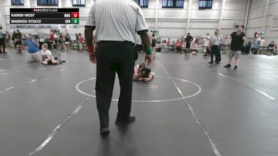100-105 lbs Round 3 - Kaden West, Miamisburg Middle School vs Maddox Stultz, Contenders