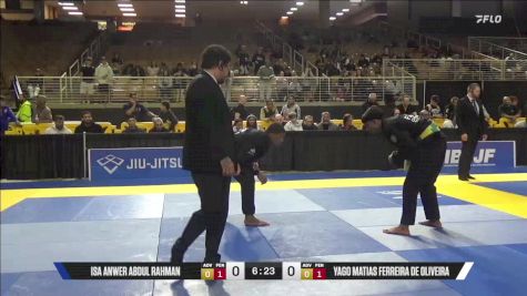 Yago Matias Ferreira De Oliveira vs Isa Anwer Abdul Rahman 2025 Pan Jiu Jitsu IBJJF Championship