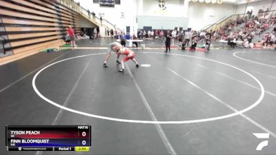 144 lbs Champ. Round 1 - Tyson Peach, WI vs Finn Bloomquist, MN